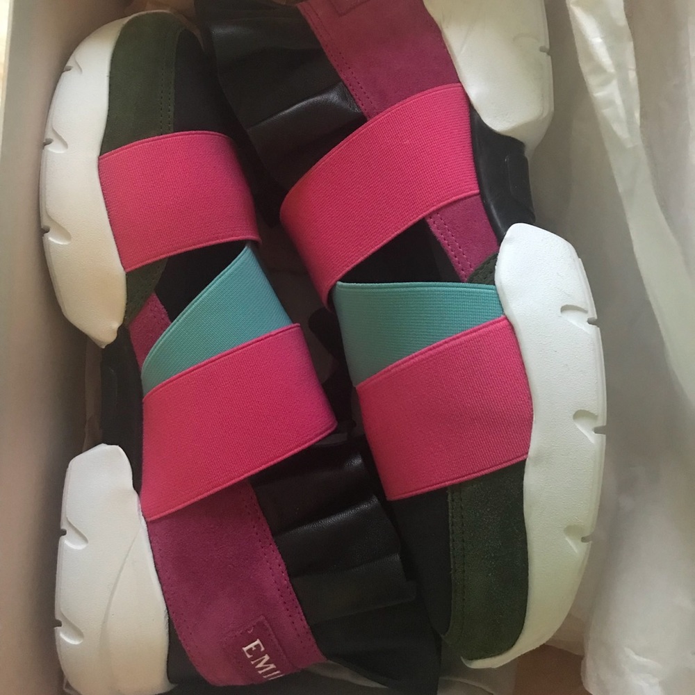 Emilio Pucci Color block Trainer Sneakers